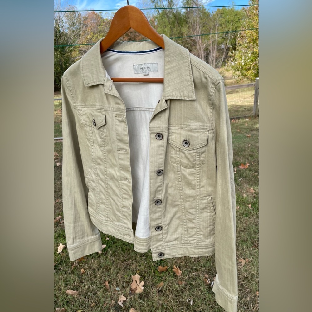 Vintage Merona Beige Jean Jacket